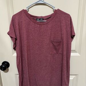 Burgundy Short Sleeve T-Shirt